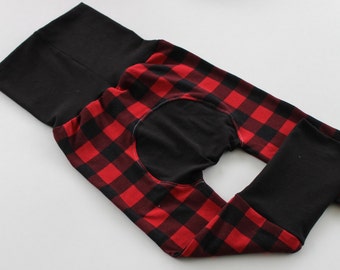 Plaid de buffle ~ cadeaux pour les enfants ~ pyjamas de Noël ~ 3 t ~ Toddler Leggings, jambières pour bébés, Baby Maxaloones, grandir avec moi pantalon, Maxaloones