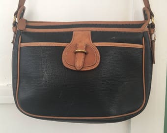 80's Coach Dakota Bag Black & Brown