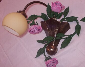 wrought iron sconce