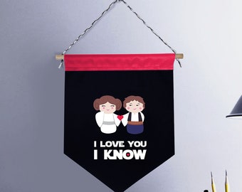 Star Wars Pennant - I LOVE YOU I KNOW