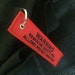WARNING - Rocket Ignition Morale Patch Keychain