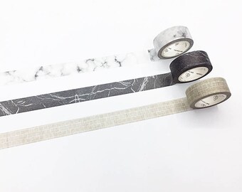 Marble & Wall Washi Tape - Marbles, Walls, Planner, Journals, Scrapbooking, Craft