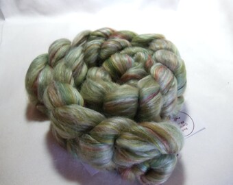 Merino/Silk roving for spinning or felting
