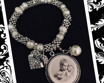 Custom Photo Charm Bracelet
