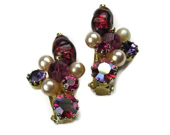 Kramer Rhinestone Earrings