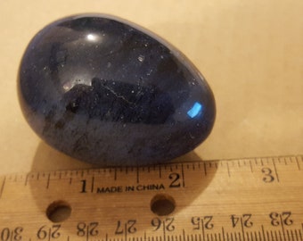 Beautiful Blue Dumortierite egg