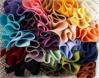 My Faves - Merino Wool Blend Felt 22 Sheets - Your Choice of 6x9 or 9x12