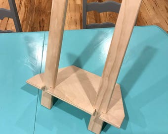 Portable Tabletop Easel, Unfinished