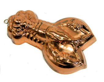 Vintage Lobster Copper Mold