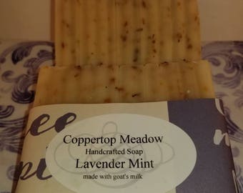 Lavender Mint goats milk soap