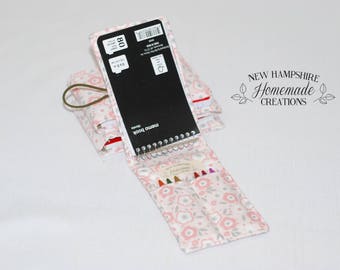 Crayon Rolls - Tiny Artist Crayon Roll - Pink Floral