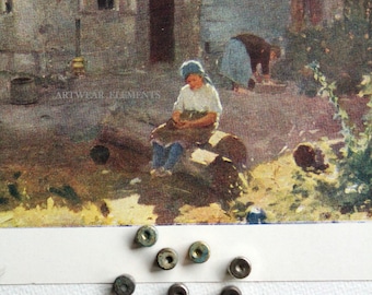 Bullet Shell Findings, Faux Rivets, Three Options, Embellishing, Caps, Mixed Media, Jewelry Findings, Caps, Metal Remnants, ArtWear Elements