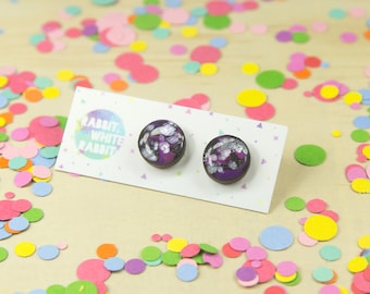 Marble Hand Painted Studs