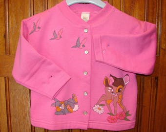 Long sleeves Cardigan girl 2 years patterns painted hand