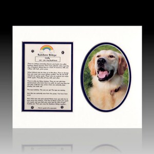 Rainbow Bridge Personalized Memorial Tribute Poem
