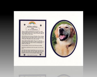 Rainbow Bridge Personalized Memorial Tribute Poem