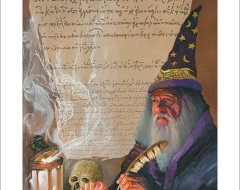 8x10 Print "Storyteller" - Fantasy Art Illustration Reproduction