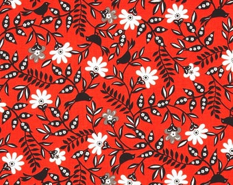 Red patchwork SERAFINA TIMELESS TREASURES fabric