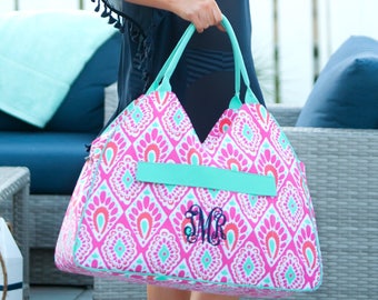 Beachy Keen Beach Bag - Monogram Included