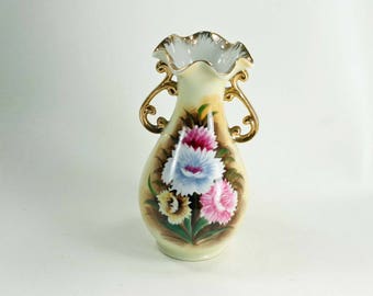 Vintage Enesco Flower Floral Vase Japan