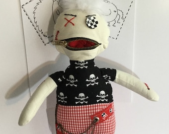 Art Doll, Goth Doll,Keepsake, Fun Doll