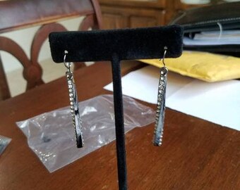 Dangle Earrings with Cubic Zirconia