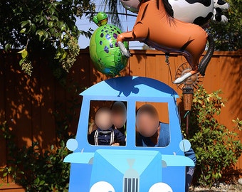 Little Blue Truck Birthday Photo Booth, Printable Photo Prop