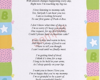 New parents poem | Etsy