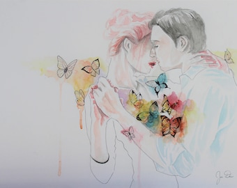 Butterfly Dance Art Print