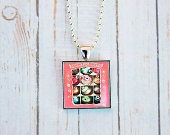 Shiny Brite Ornaments Necklace, Christmas Jewelry, Shiny Brite Christmas Ornaments, Vintage Christmas Necklace, Vintage Christmas Jewelry