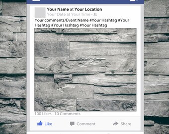Social Media Selfie Board/Frame