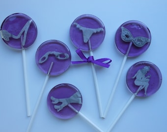 Set 6 Naughty 50 Shades sexy Lollipops