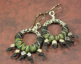 Rustic Earrings, Boho Earrings, Rustic Boho Earrings, Hippie Earrings, Cowgirl, Gifts for Her