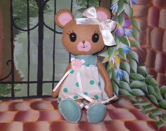 Bear Felt Doll Pdf epattern
