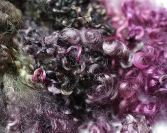 Wensleydale locks - 46 gr. For spinning and felting.1A