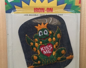 Vintage 70s Deadstock Frog prince patch