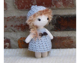 Little Cutie AMY - Amigurumi Doll Crochet Doll finished - Plush Doll Girl