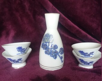 Vintage Kiku-Masamune Sake set Made in Japan