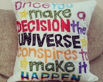 Inspirational Quote pillow