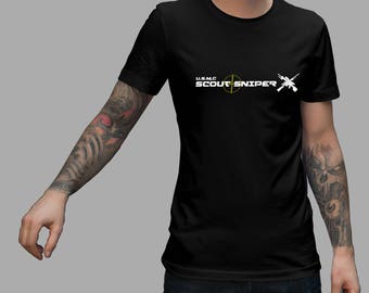 usmc scout sniper shirts