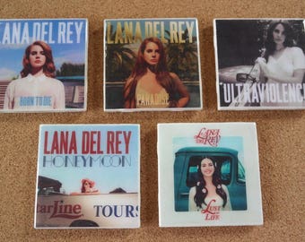 Lana Del Rey Album Cover Coasters