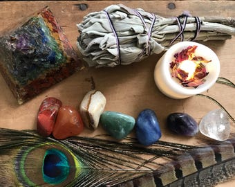 7 Stone Chakra Healing Set // Chakra Balancing Stones // Chakra Stone Set // Chakra Crystal Healing // Reiki Charged // Chakra Stones //