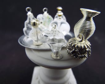 1/12 Scale Perfume Tray "Clearly Besotted" - Dollhouse