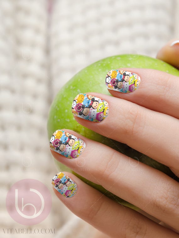 Disney Character Waterslide Nail Decal, Nail Design, Nails, Press On Disney Character Waterslide Nail Decal, Nail Design, Nails, Press On Nail Decal, Nail Design, Nail Art, Disney nails, Disney character from VitaBelloVogue ... - Disney Character Waterslide Nail Decal, Nail Design, Nails, Press On
