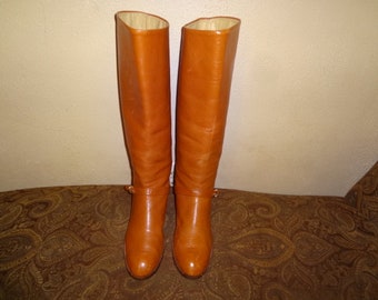 Brown Leather Riding Boots 10M