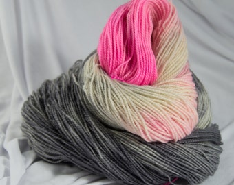 BFL sock yarn, Hand dyed, Artist Series, Eva Hesse