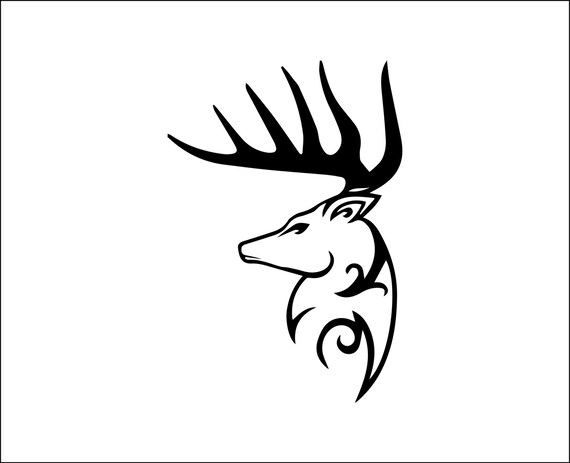 Download Descargar digital tribal venado animal svg dxf eps ai