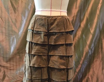 Wonderful Miu Miu Ruffled Layered Skirt