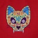 Cat Sugar Skull Cross Stitch Pattern