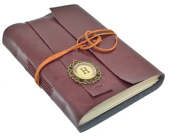 Faux Leather Journal with Blank Paper, Personalized, Bible Journal, Custom, Graduation Gift, Wedding, Wanderlust, Vegan Notebook